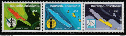 Nouvelle Calédonie - 1991 - Tryptique N°613A ** - Ungebraucht