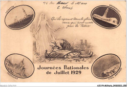 AJCP4-0340- MILITARIA - JOURNEES NATIONALES DE JUILLET 1929 - Andere Kriege