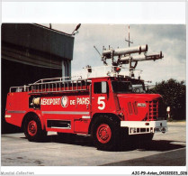 AJCP9-0848- AVION - VEHICULE DE POMPIERS D'ADP - TYPE WALTER - EQUIPEMENT ANTI-INCENDIE - 1946-....: Modern Era