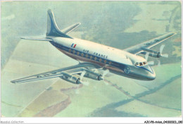 AJCP8-0825- AVION - AIR FRANCE - VICKERS - VISCOUNT - SILENCIEUX ET TRES RAPIDE - 1946-....: Modern Era