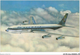 AJCP8-0819- AVION - OLYMPIC-AIRWAYS - BOEING 707-320 - SUPER FAN JET - 1946-....: Modern Era