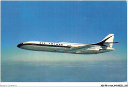 AJCP8-0821- AVION - CARAVELLE - AIR FRANCE - PREMIER MOYEN-COURRIER A REACTION PURE - 1946-....: Modern Era