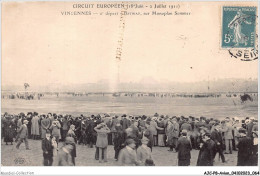 AJCP8-0762- AVION - CIRCUIT EUROPEEN - VINCENNES - 1914-1918: 1ère Guerre