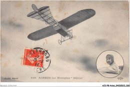 AJCP8-0743- AVION - AUBRIN SUR MONOPLAN BLERIOT - 1914-1918: 1ère Guerre