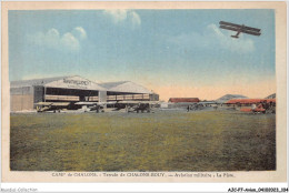 AJCP7-0677- AVION - CAMP DE CHALONS - TERRAIN DE CHALONS-BOUY - AVIATION MILITAIRE - LA PISTE - 1914-1918: 1ère Guerre