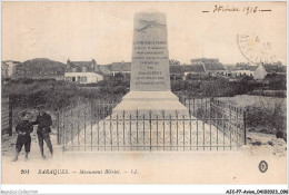 AJCP7-0673- AVION - BARAQUES - MONUMENT BLERIOT - 1914-1918: 1ère Guerre