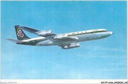 AJCP7-0696- AVION - OLYMPIC AIRWAYS - BOEING 707-320 - SUPER FAN JET - 1914-1918: 1ste Wereldoorlog