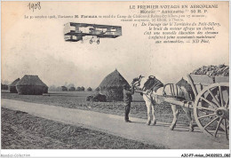 AJCP7-0666- AVION - LE PREMIER VOYAGE EN AEROPLANE - MOTEUR ANTOINETTE 50HP - 1914-1918: 1ste Wereldoorlog