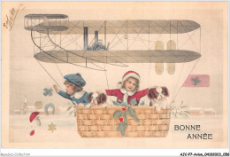 AJCP7-0653- AVION - BONNE ANNEE - 1914-1918: 1ste Wereldoorlog