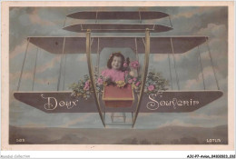 AJCP7-0631- AVION - DOUX SOUVENIR - 1914-1918: 1st War