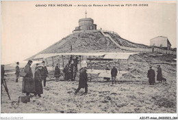 AJCP7-0657- AVION - GRAND PRIX MICHELIN - ARRIVEE DE RENAUX AU SOMMET DU PUY-DE-DOME - 1914-1918: 1a Guerra