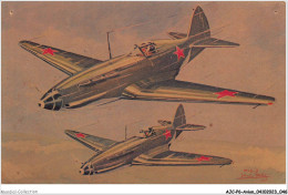 AJCP6-0547- AVION - COMITE NATIONAL DE L'ENFANCE - LE CHASSEUR MIG 3 DE L'URSS - 1946-....: Era Moderna