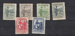 Spanish Guinea 1934 Definitives, Sin Numeracion - 6 Values (e-799) - Guinea Spagnola