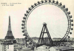 Reproduction CPA - 75 Paris - La Grande Roue Et La Tour Eiffel - L'An 1900 - 39 - CPM - Carte Neuve - Voir Scans Recto-V - Zonder Classificatie