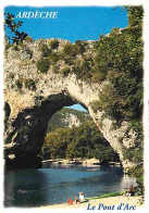 07 - Ardèche - Gorges De L'Ardèche - Le Pont D'Arc - Flamme Postale De Ruoms - CPM - Voir Scans Recto-Verso - Vallon Pont D'Arc