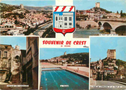 26 - Crest - Multivues - Blasons - CPM - Voir Scans Recto-Verso - Crest