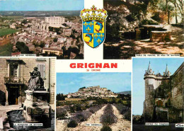 26 - Grignan - Multivues - Blasons - CPM - Voir Scans Recto-Verso - Grignan