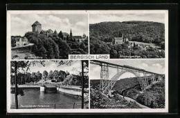 AK Müngsten, Müngstener Brücke, Altenberger Dom, Remscheider Talsperre  - Remscheid