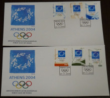 Greece 2000 Athens 2004 The Emblem Unofficial FDC - FDC