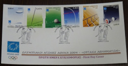 Greece 2003 Athens 2004 Sports Equipment Unofficial FDC - FDC