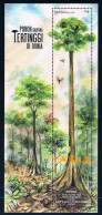 Malaysia 2020 Sheetlet World's Tallest Tree The Yellow Meranti Flora Nature Plants Plant Tree Foreast Stamps MNH - Malaysia (1964-...)