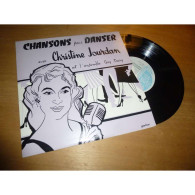 CHRISTINE JOURDAN Chansons Pour Danser CLUB NATIONAL DU DISQUE CV 221 - Disque 33 Tours 25cm 1950's - Otros - Canción Francesa