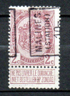 1539 Voorafstempeling Op Nr 82 - MALINES STATION 10 -  Positie A - Rollo De Sellos 1910-19