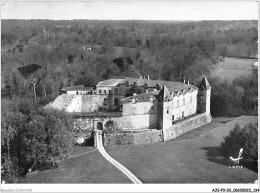 AJIP3-33-0263 - En Avion Au-dessus De - Château De Cazeneuve - Début Du 17e Siècle - Par PRECHAC - Gironde - Langon