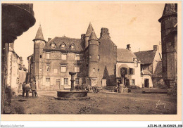 AJIP6-15-0561 - La Douce France - La Tolède Auvergnate - SALERS - Cantal - La Grande Place - Maison Sevestre - Mauriac