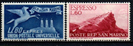 1950 - San Marino E 21/E 22 Espressi  ++++++ - Unused Stamps