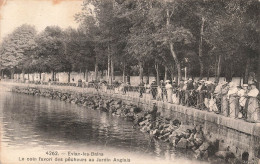 FRANCE - Evian Les Bains - Le Coin Favori Des Pêcheurs Au Jardin Anglais - Animé - Carte Postale Ancienne - Evian-les-Bains