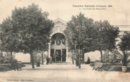 FRANCE - Exposition Nationale D'Auxerre - 1908 - Le Palais Des Beaux Arts - à L'entrée - Animé - Carte Postale Ancienne - Auxerre