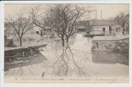 VILLENEUVE LA GARENNE - HAUTS DE SEINE - CRUE DE LA SEINE DE JANVIER 1910 - LES MAISONS ECROULEES - INONDATION - Villeneuve La Garenne