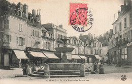 FRANCE - Auxerre - La Place Des Fontaines - Vue Panoramique - Animé - Carte Postale Ancienne - Auxerre