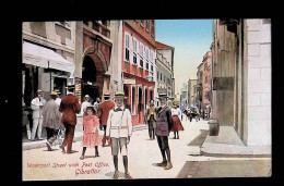 Cp, Gibraltar, Waterport Street With Post Office, écrite - Gibraltar