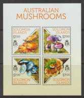 Solomon Islands 2013 Australian Mushrooms Sheetlet MNH - Funghi