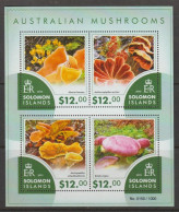 Solomon Islands 2015 Australian Mushrooms Sheetlet MNH - Funghi