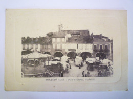 2024 - 1335  MIRANDE  (Gers)  :  Place D'Astarac , Le Marché   1913   XXX - Mirande