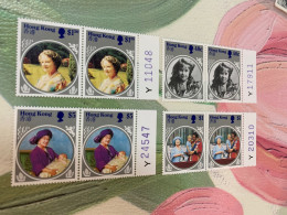 Hong Kong Royal Family MNH Pair With Nos., - Unused Stamps