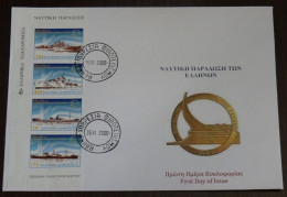 Greece 2000 Naval Tradition Of The Greeks Unofficial FDC - FDC