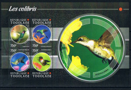 Bloc Sheet Oiseaux Birds Colibris Neuf  MNH ** Togo 2015 - Kolibries