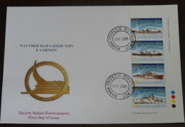 Greece 2000 Naval Tradition Of The Greeks Unofficial FDC - FDC