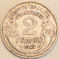 France - 2 Francs 1947 B, KM# 886a.2 (#4116) - 2 Francs