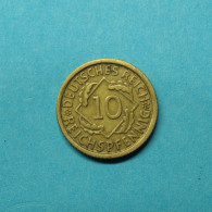 Weimar 1931 D 10 Reichspfennig (MZ1078 - Autres & Non Classés