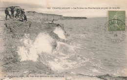 FRANCE - Châtelaillon - La Falaise Des Boucholeurs Un Jour De Tempête - Animé - Carte Postale Ancienne - Châtelaillon-Plage