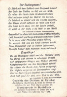 D8260 - Der Erzbergmann Erzgebirge Erzgebirgisches Gedicht Spruchkarte - Musica