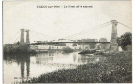 CPA - 60 -  PRECY SUR OISE -  Le Pont (Côté Amont) - Précy-sur-Oise
