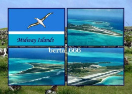 United States Midway Islands Multiview New Postcard - Isole Midway