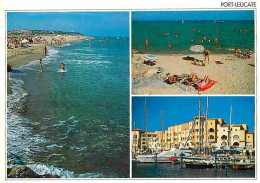 11 - Leucate - Port Leucate - Multivues - Scènes De Plage - Flamme Postale De Leucate - CPM - Voir Scans Recto-Verso - Leucate