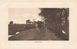 EGYPTE - En Route - Chemin - Carte Postale Ancienne - Andere & Zonder Classificatie